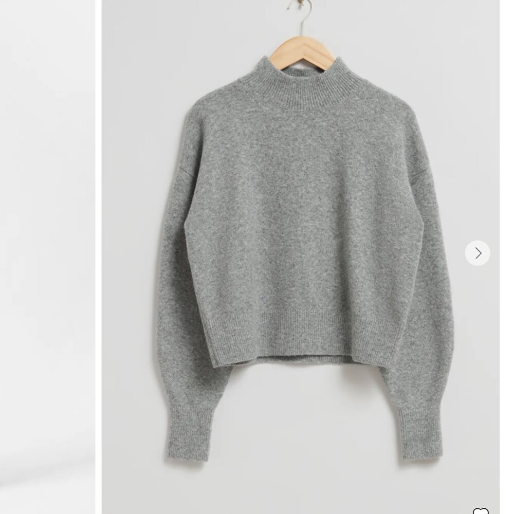 & Other Stories Mock Neck Sweater